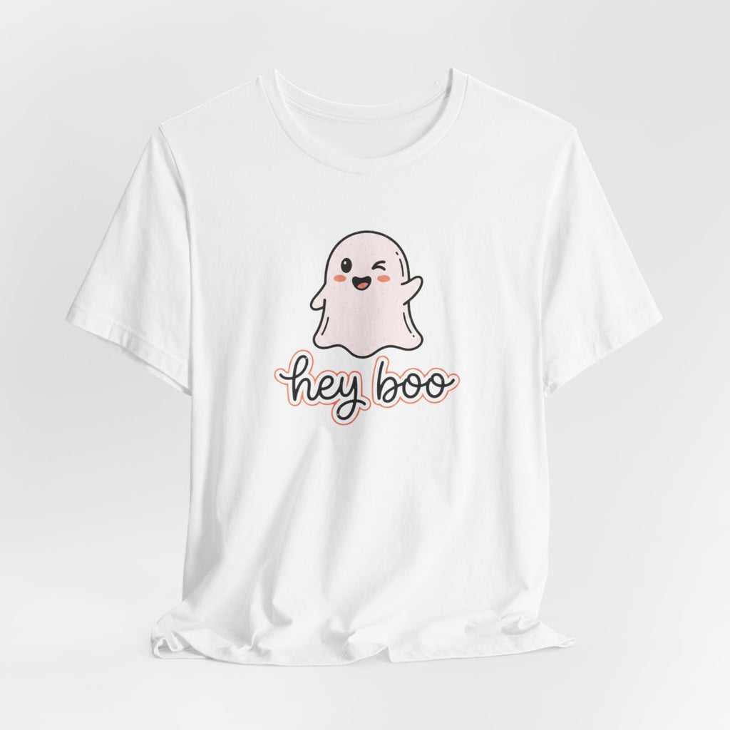 Hey Boo Tee | Cute Ghost Halloween Shirt