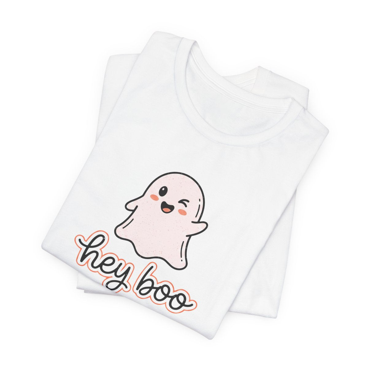Hey Boo Tee | Cute Ghost Halloween Shirt