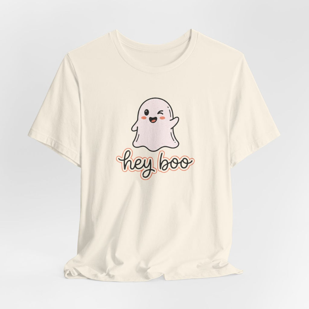 Hey Boo Tee | Cute Ghost Halloween Shirt