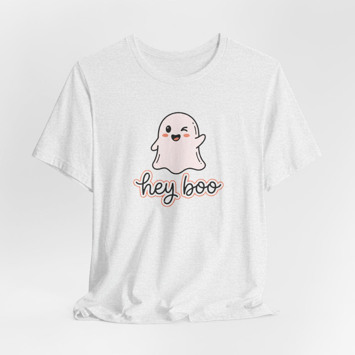 Hey Boo Tee | Cute Ghost Halloween Shirt