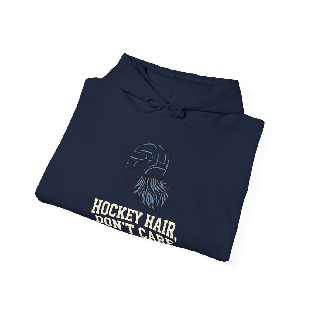 Hockey Hair Don't Care Hoodie | Funny Mullet Hockey Shirt