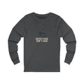 Hockey Hair Don't Care Long Sleeve Tee | Funny Mullet Hockey Shirt