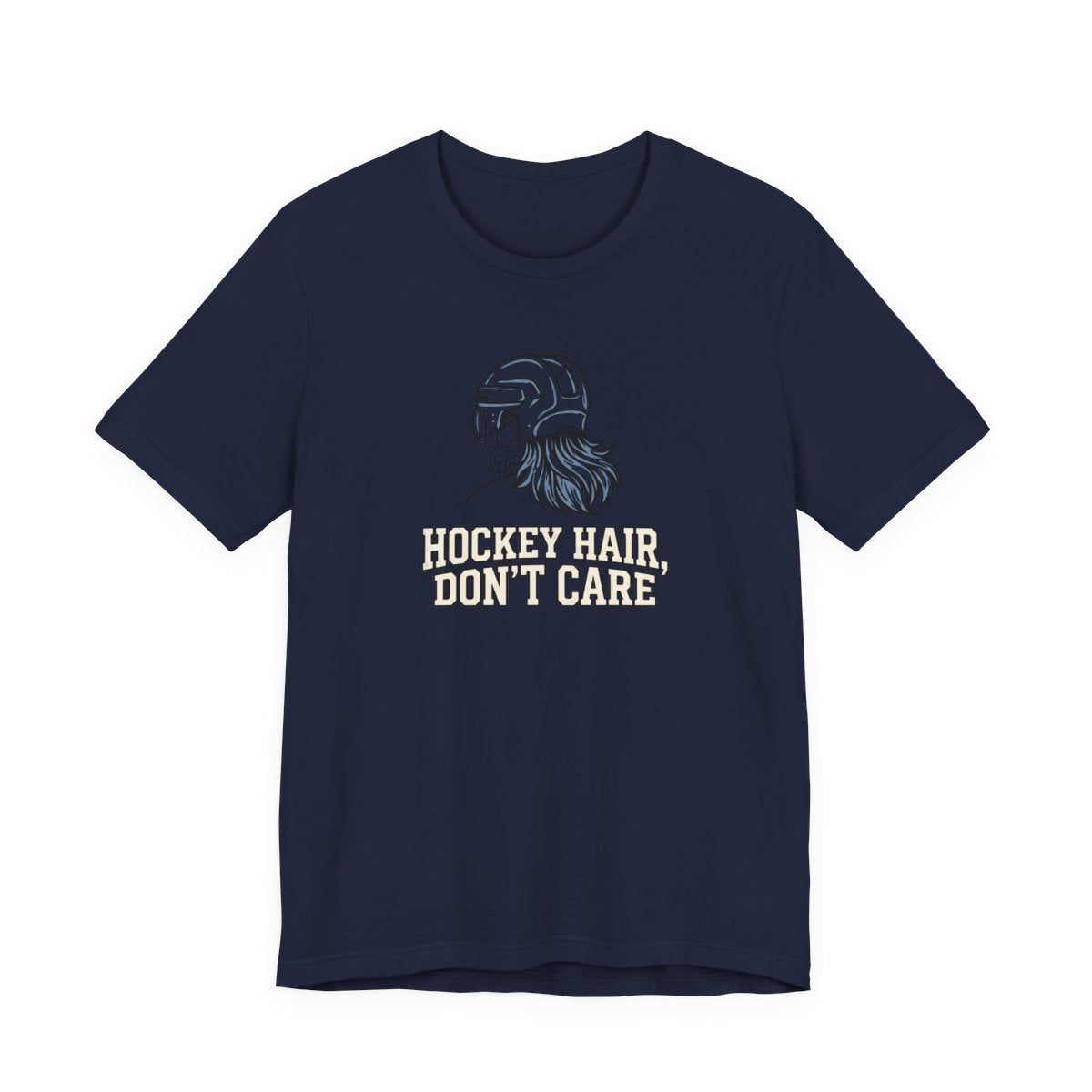 Hockey Hair Don't Care Tee | Funny Mullet Hockey Shirt