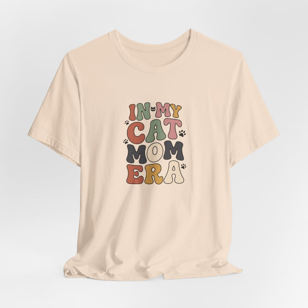 In My Cat Mom Era Tee | Retro Groovy Cat Lover Shirt