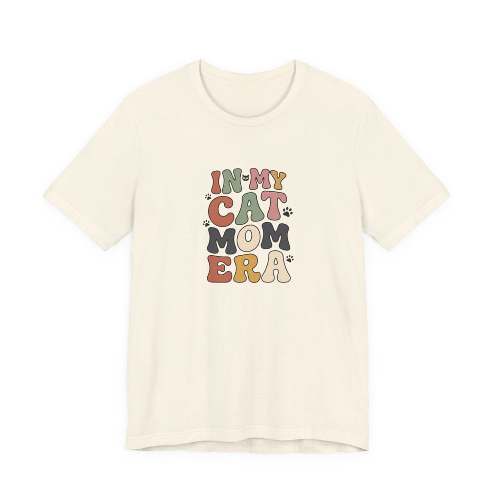 In My Cat Mom Era Tee | Retro Groovy Cat Lover Shirt