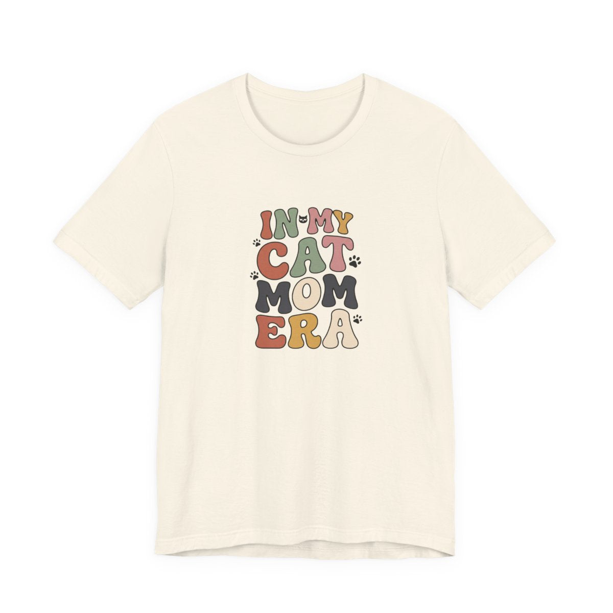 In My Cat Mom Era Tee | Retro Groovy Cat Lover Shirt