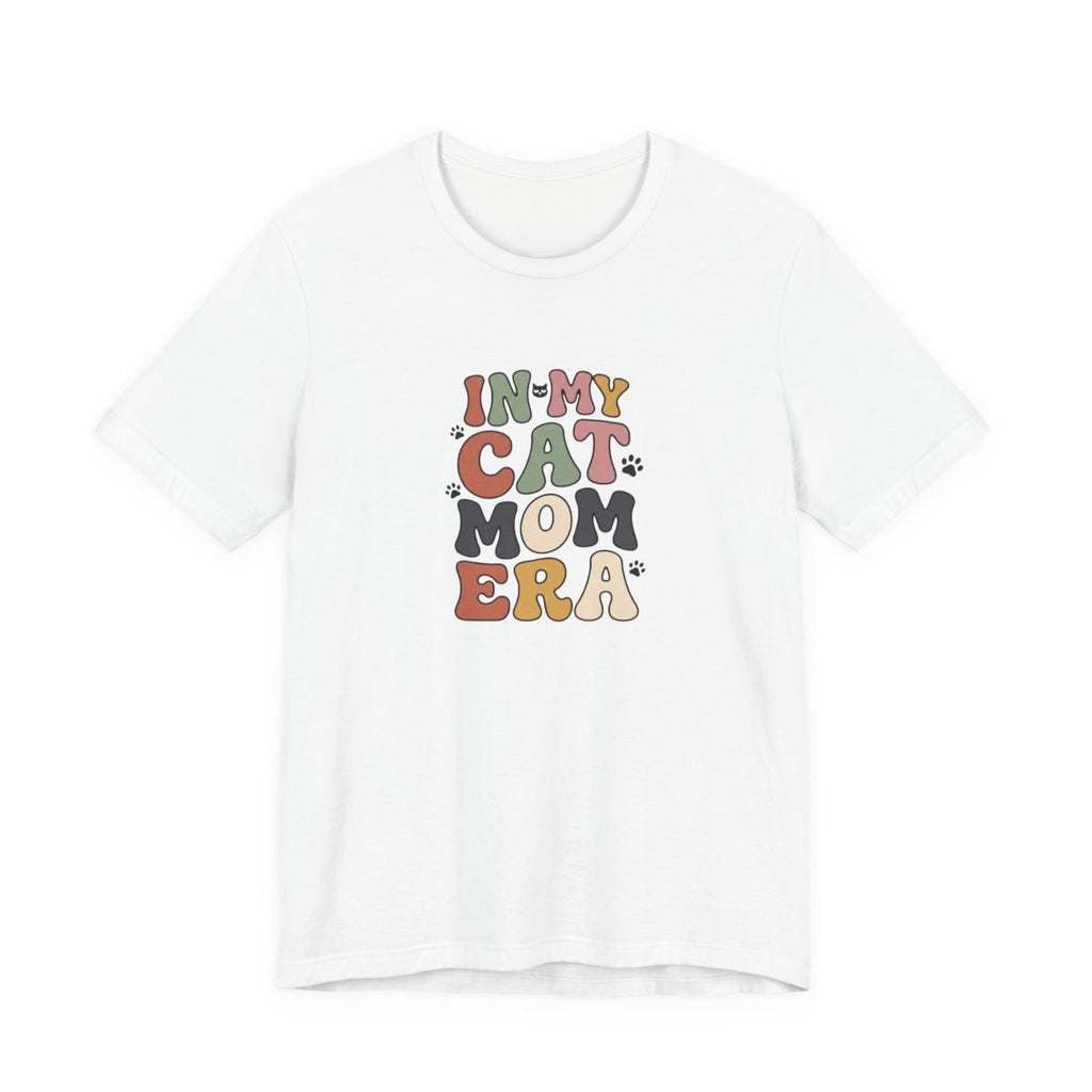 In My Cat Mom Era Tee | Retro Groovy Cat Lover Shirt