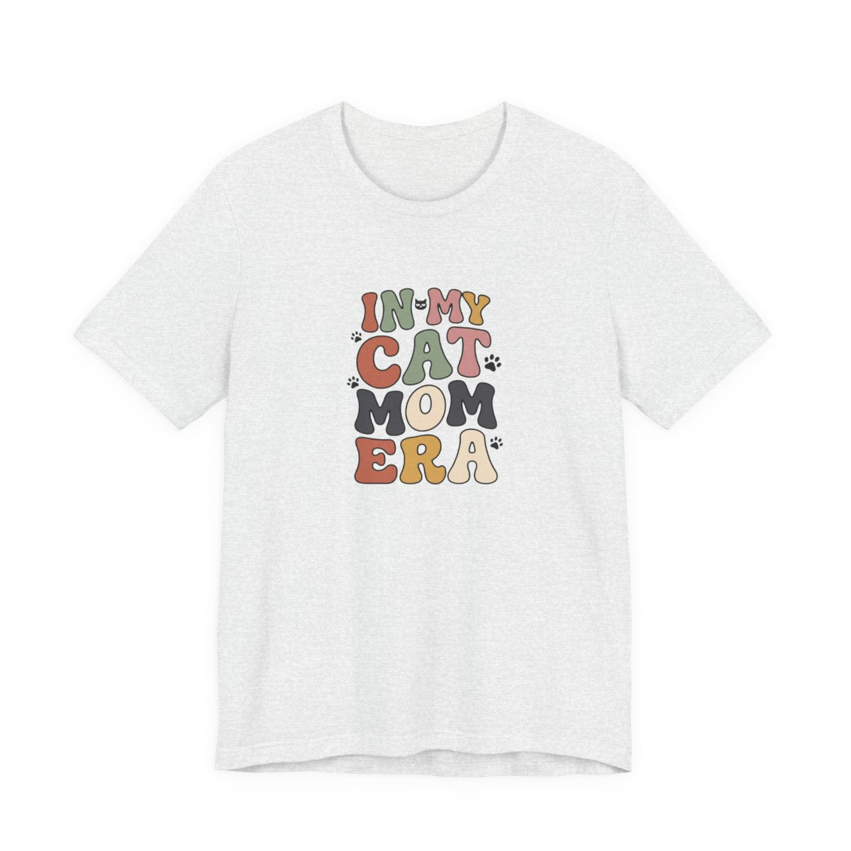 In My Cat Mom Era Tee | Retro Groovy Cat Lover Shirt