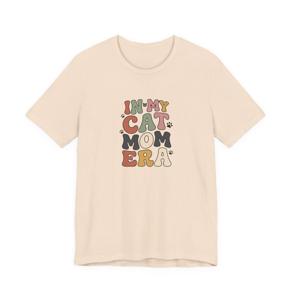 In My Cat Mom Era Tee | Retro Groovy Cat Lover Shirt