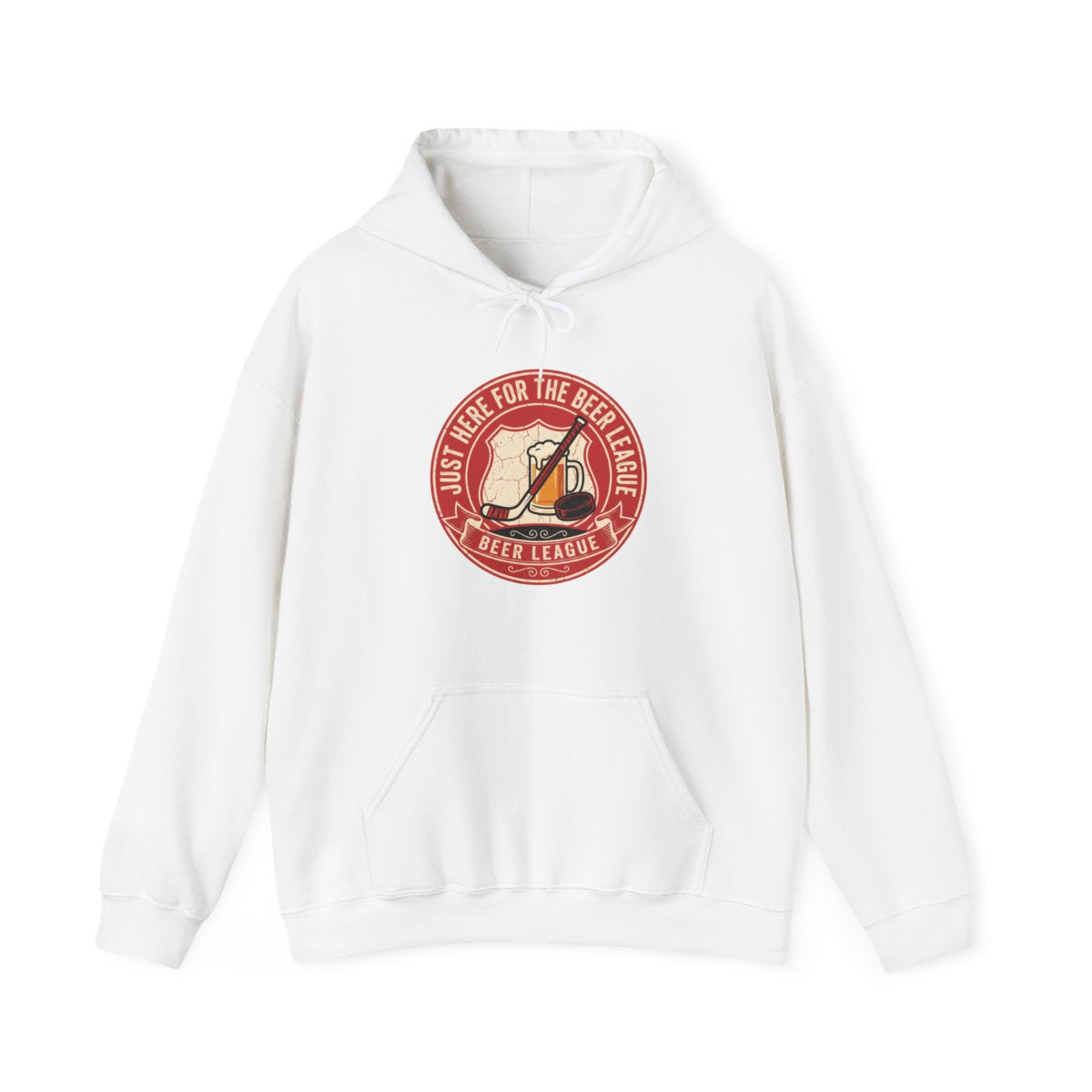 Just Here for the Beer League Hoodie | Funny Hockey Shirt