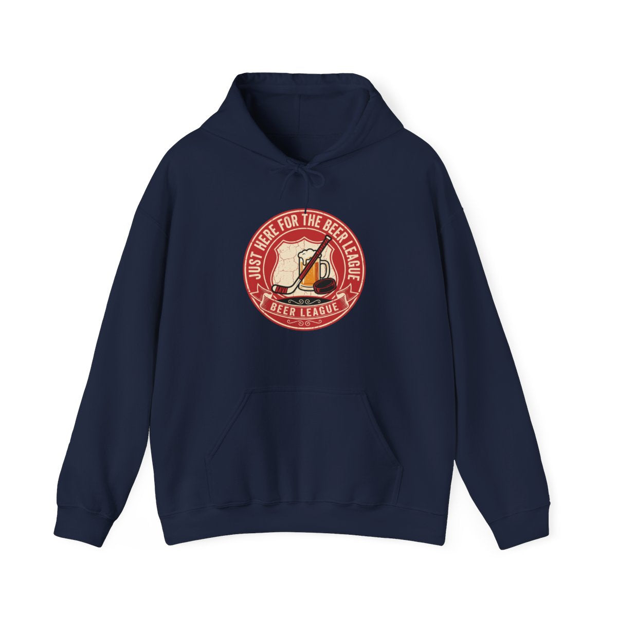 Just Here for the Beer League Hoodie | Funny Hockey Shirt