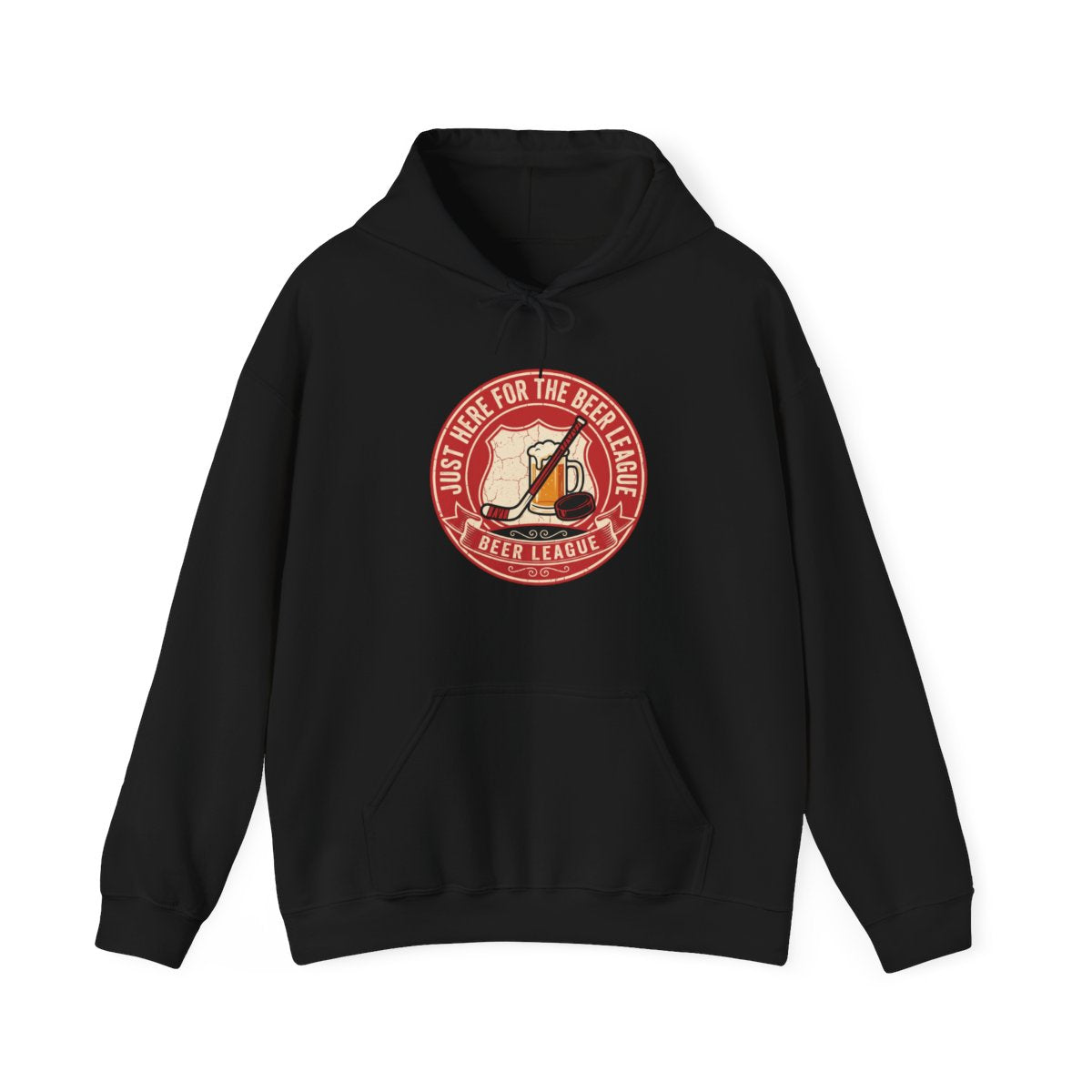 Just Here for the Beer League Hoodie | Funny Hockey Shirt