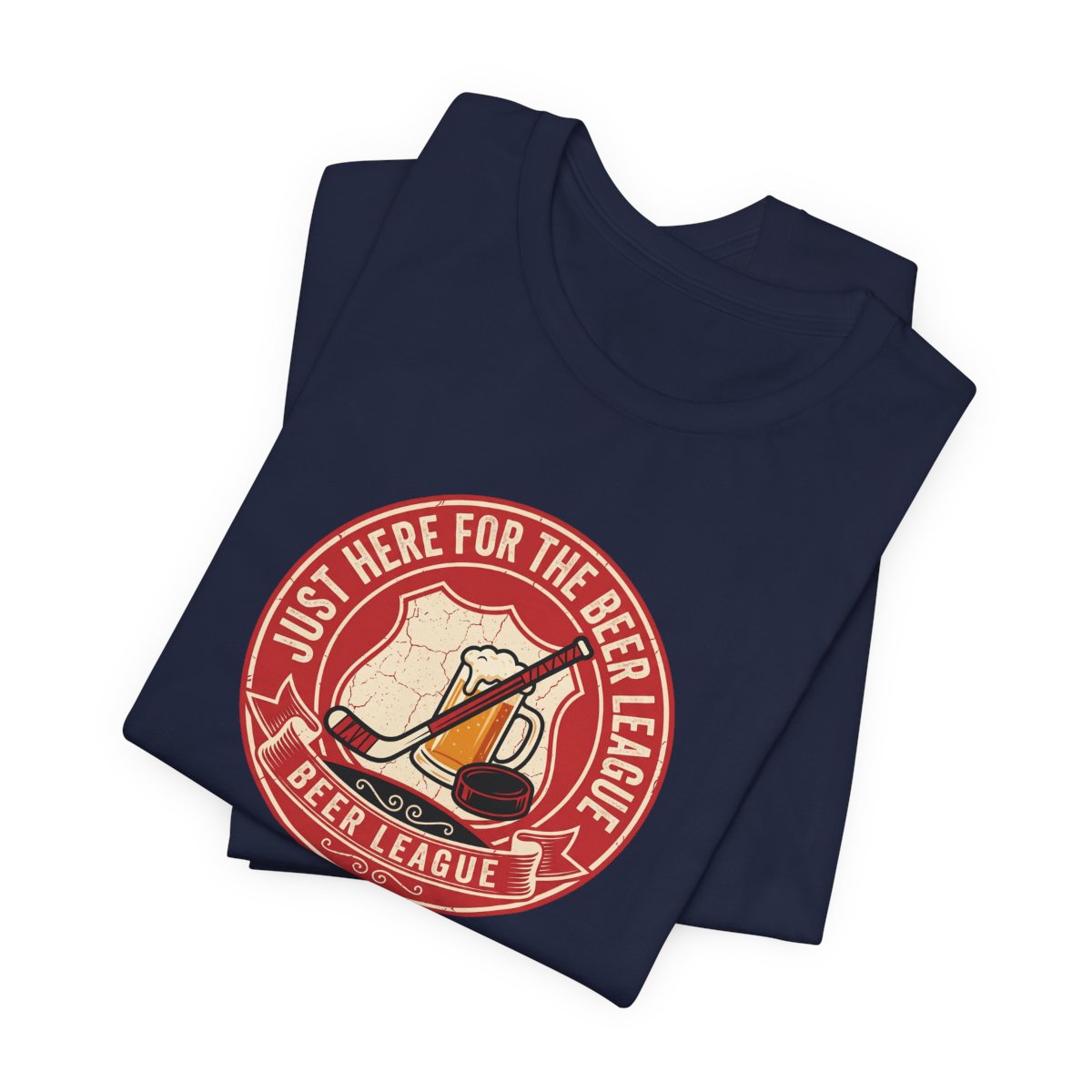 Just Here for the Beer League Tee | Funny Hockey Shirt
