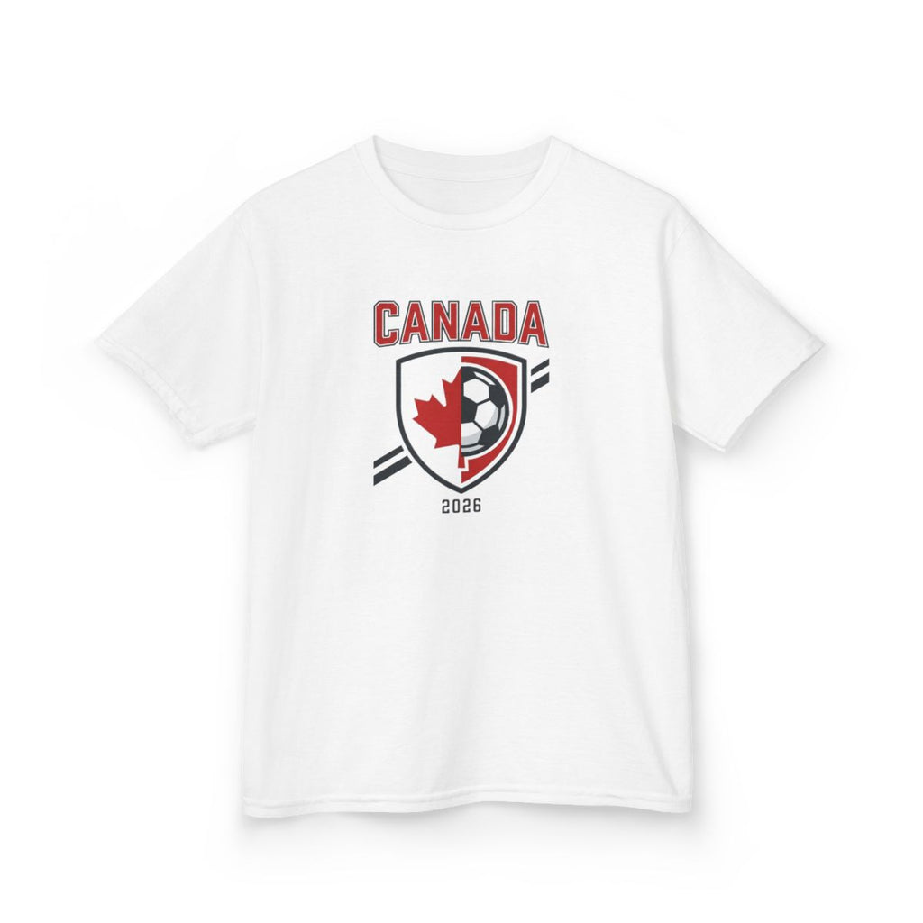 Kids Canada 2026 Soccer Tee | Youth Canadian Soccer Fan