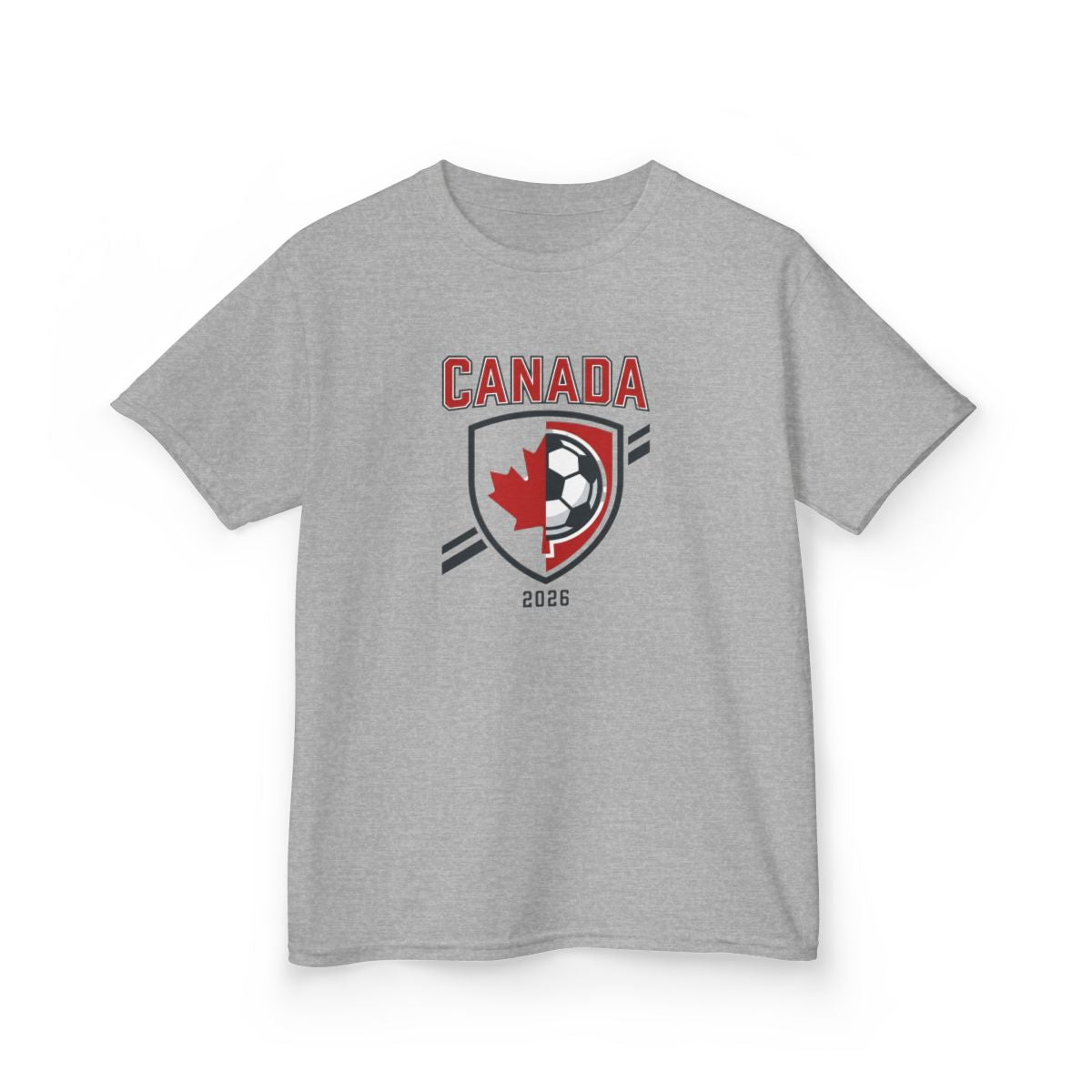Kids Canada 2026 Soccer Tee | Youth Canadian Soccer Fan