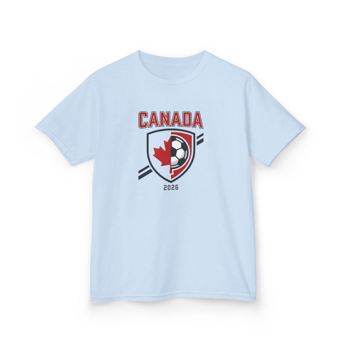 Kids Canada 2026 Soccer Tee | Youth Canadian Soccer Fan