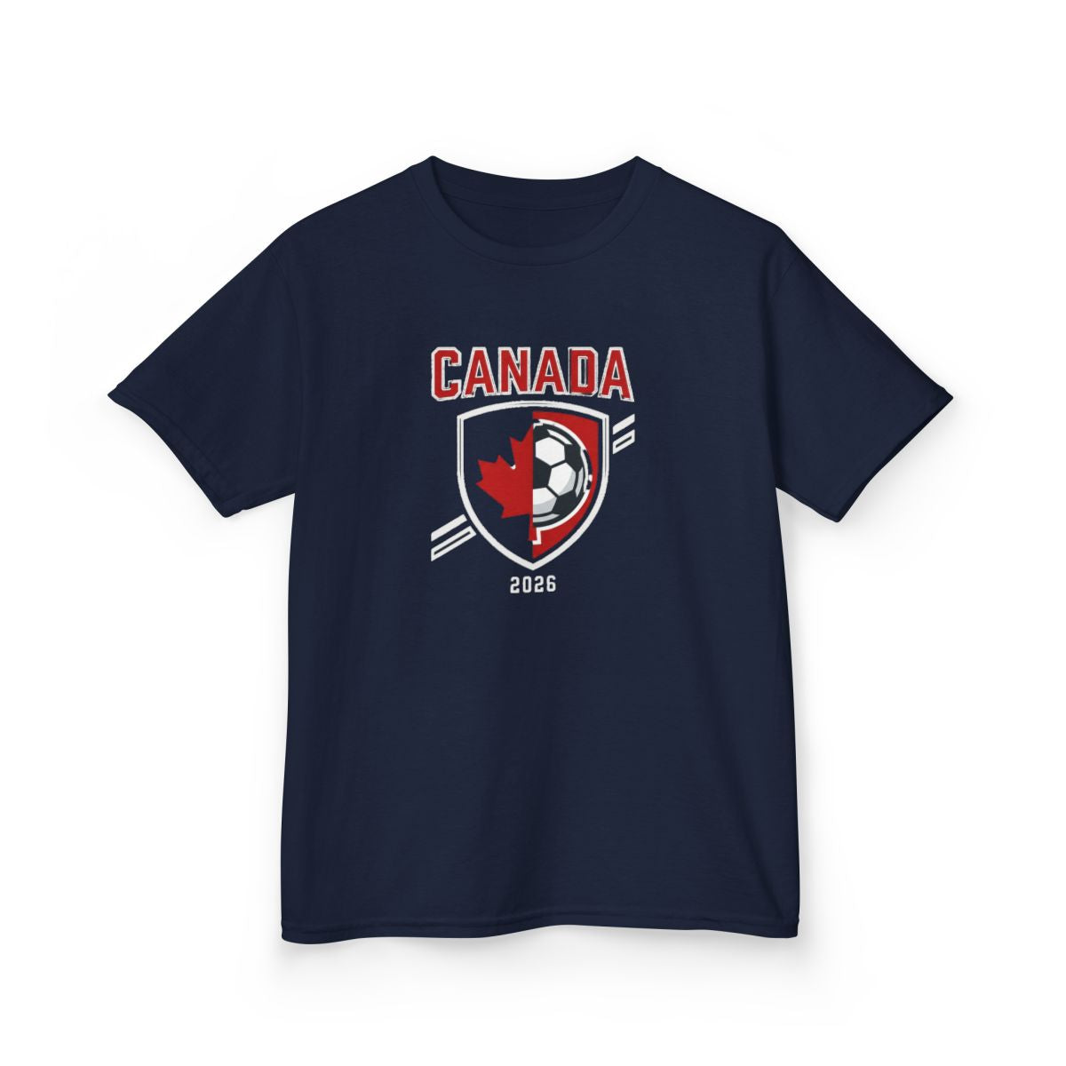 Kids Canada 2026 Soccer Tee | Youth Canadian Soccer Fan
