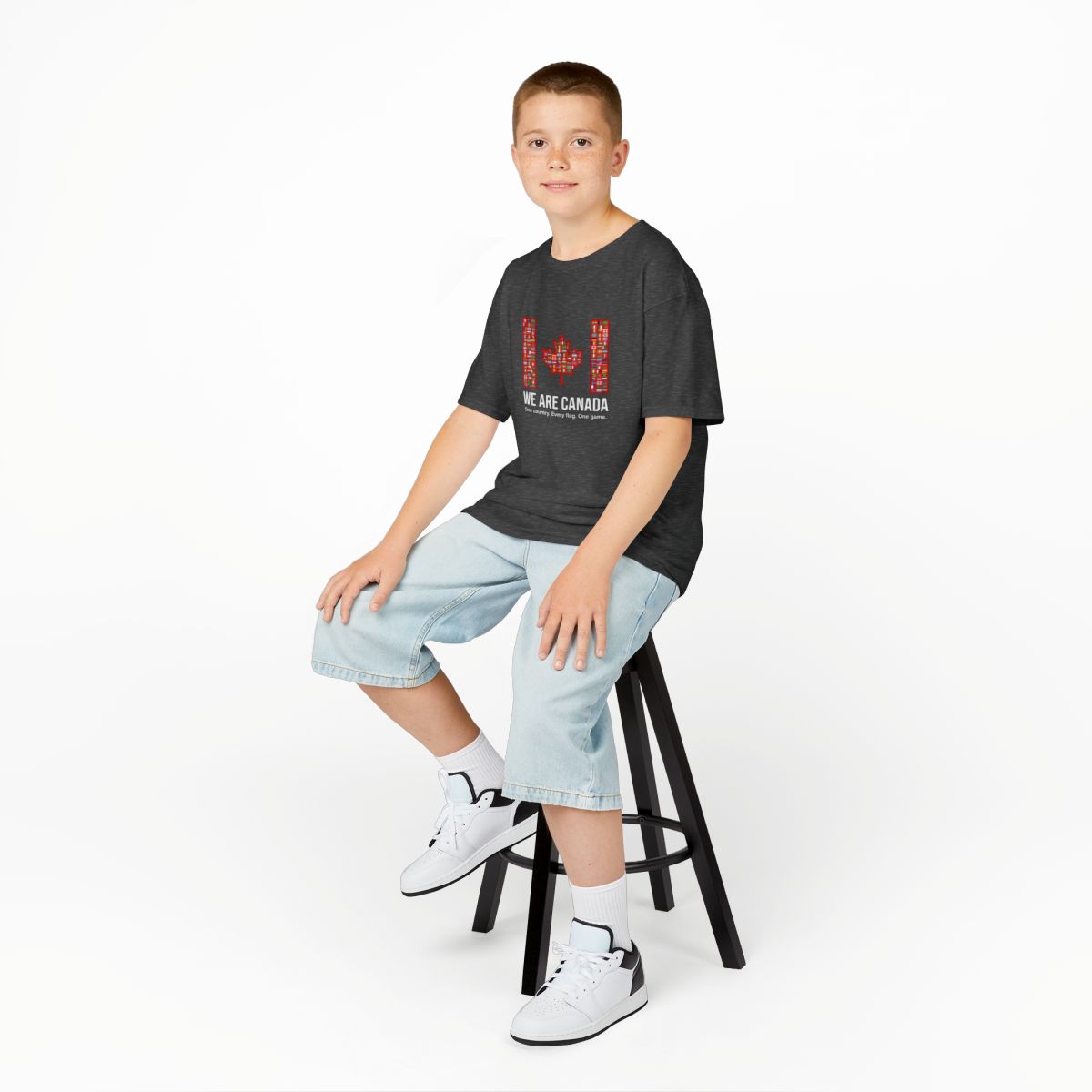 Kids Canada Maple Leaf Tee | Canadian Soccer Pride