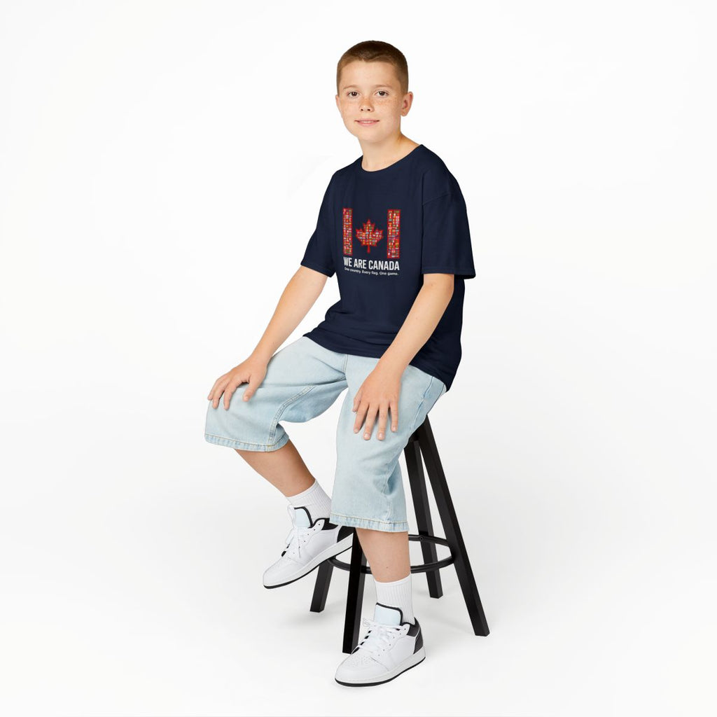 Kids Canada Maple Leaf Tee | Canadian Soccer Pride