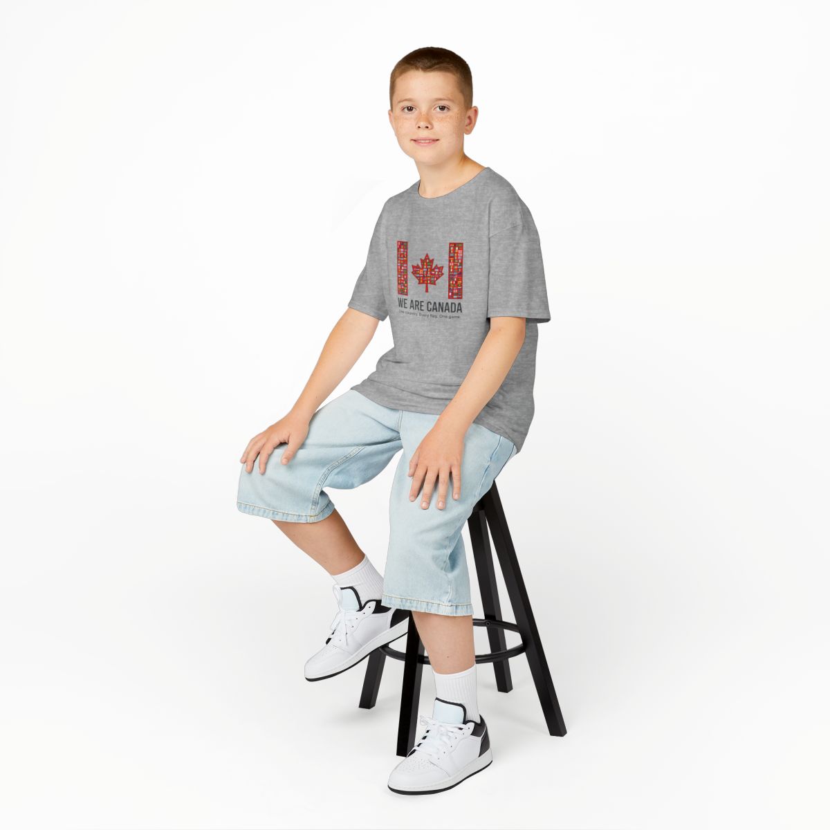 Kids Canada Maple Leaf Tee | Canadian Soccer Pride