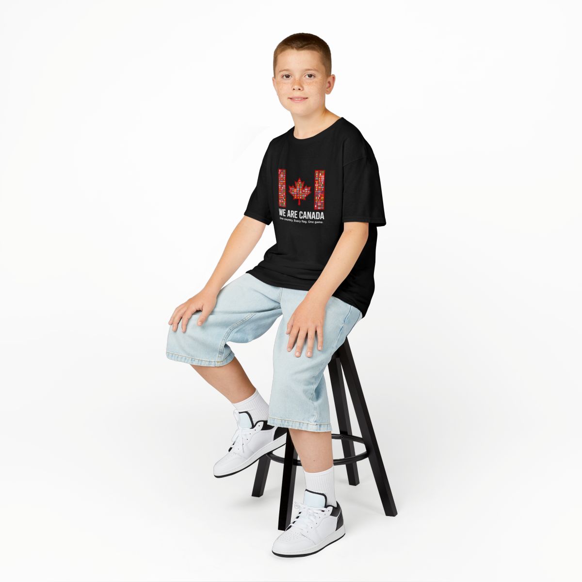 Kids Canada Maple Leaf Tee | Canadian Soccer Pride