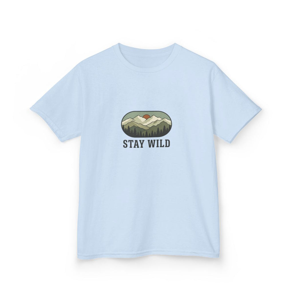 Kids Stay Wild Tee | Youth Mountain Forest Outdoors
