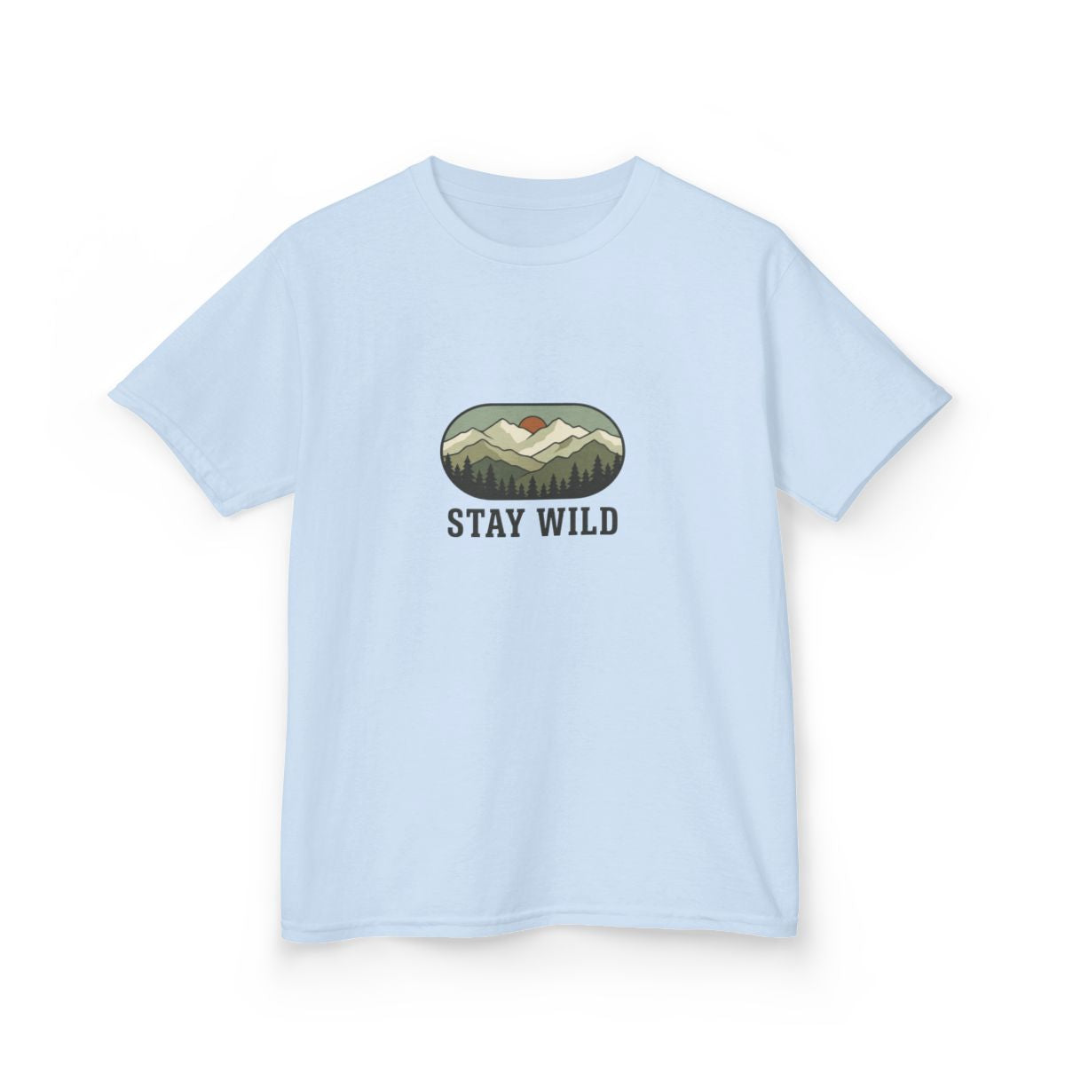 Kids Stay Wild Tee | Youth Mountain Forest Outdoors