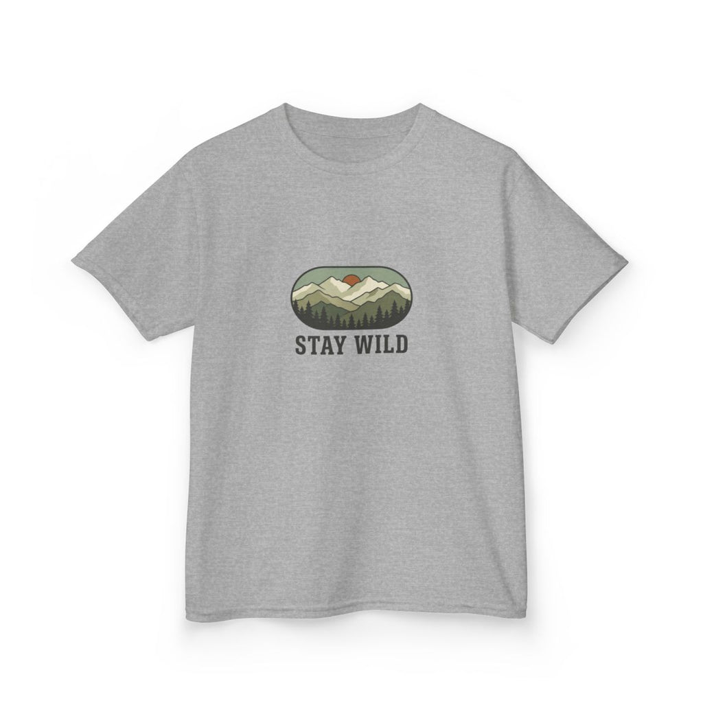 Kids Stay Wild Tee | Youth Mountain Forest Outdoors