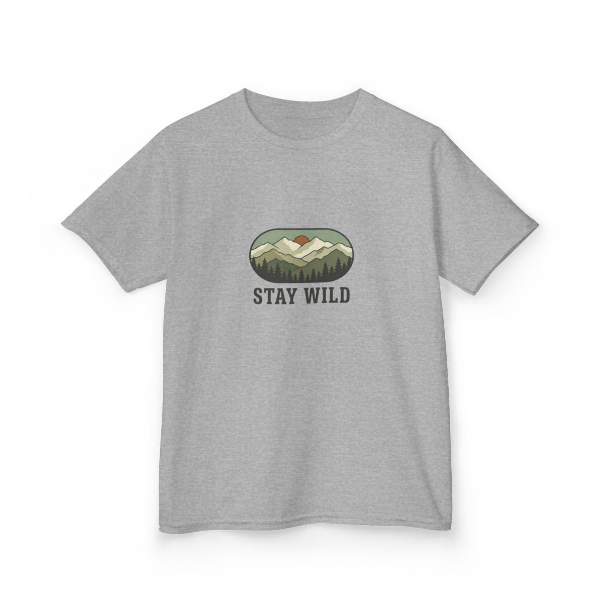 Kids Stay Wild Tee | Youth Mountain Forest Outdoors