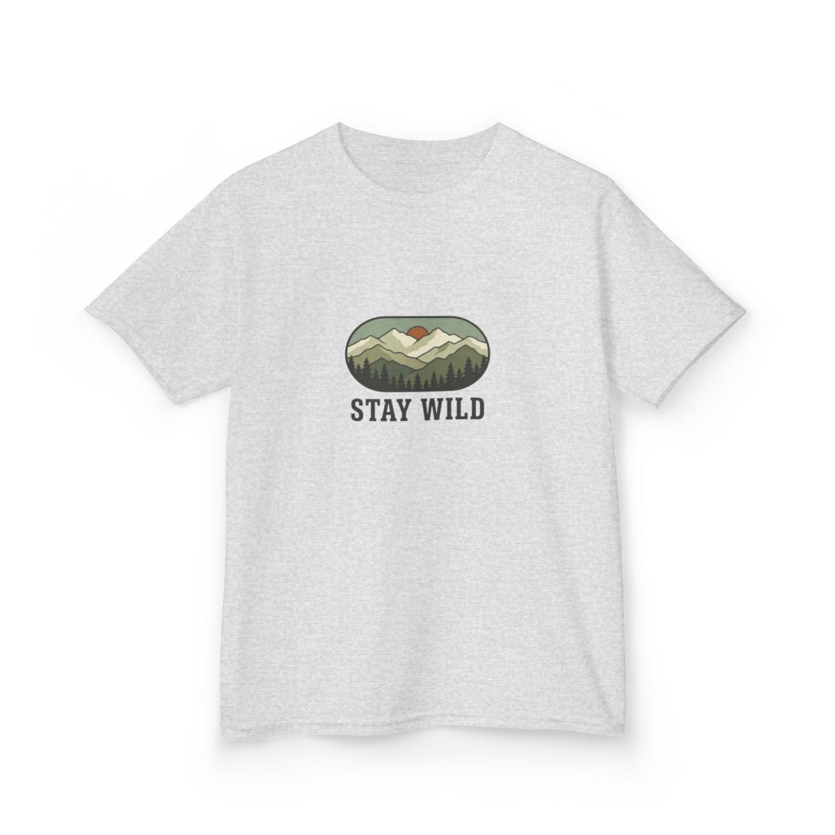 Kids Stay Wild Tee | Youth Mountain Forest Outdoors