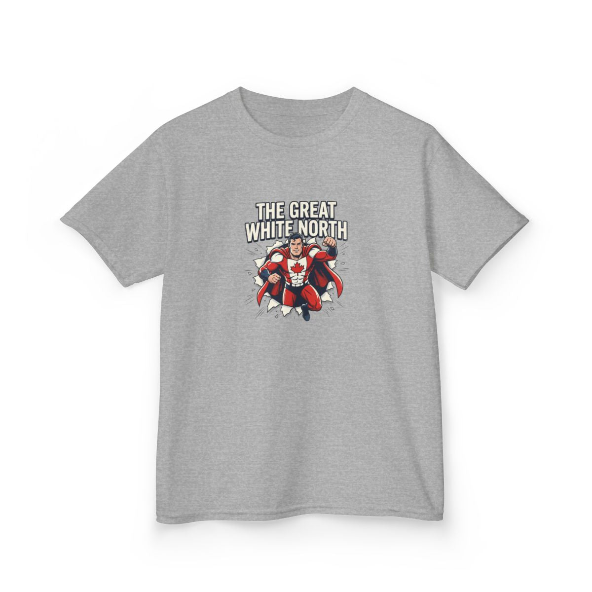 Kids The Great White North Tee | Canadian Superhero, Youth Canada Pride