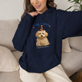 Make a Wish Dog Hoodie | Funny Doodle Birthday Sweatshirt