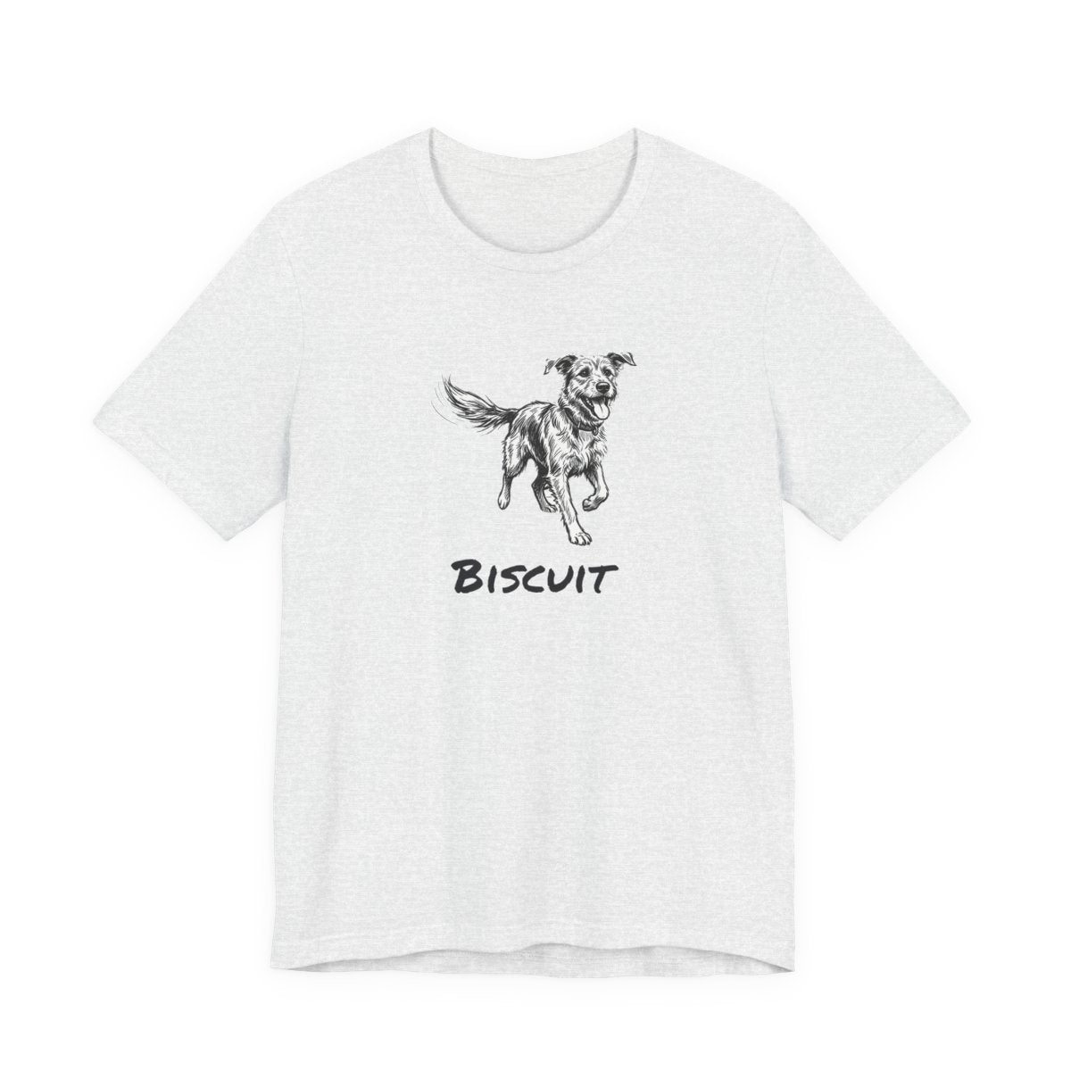Custom Dog Name Tee | Personalized Dog Lover Sketch Shirt