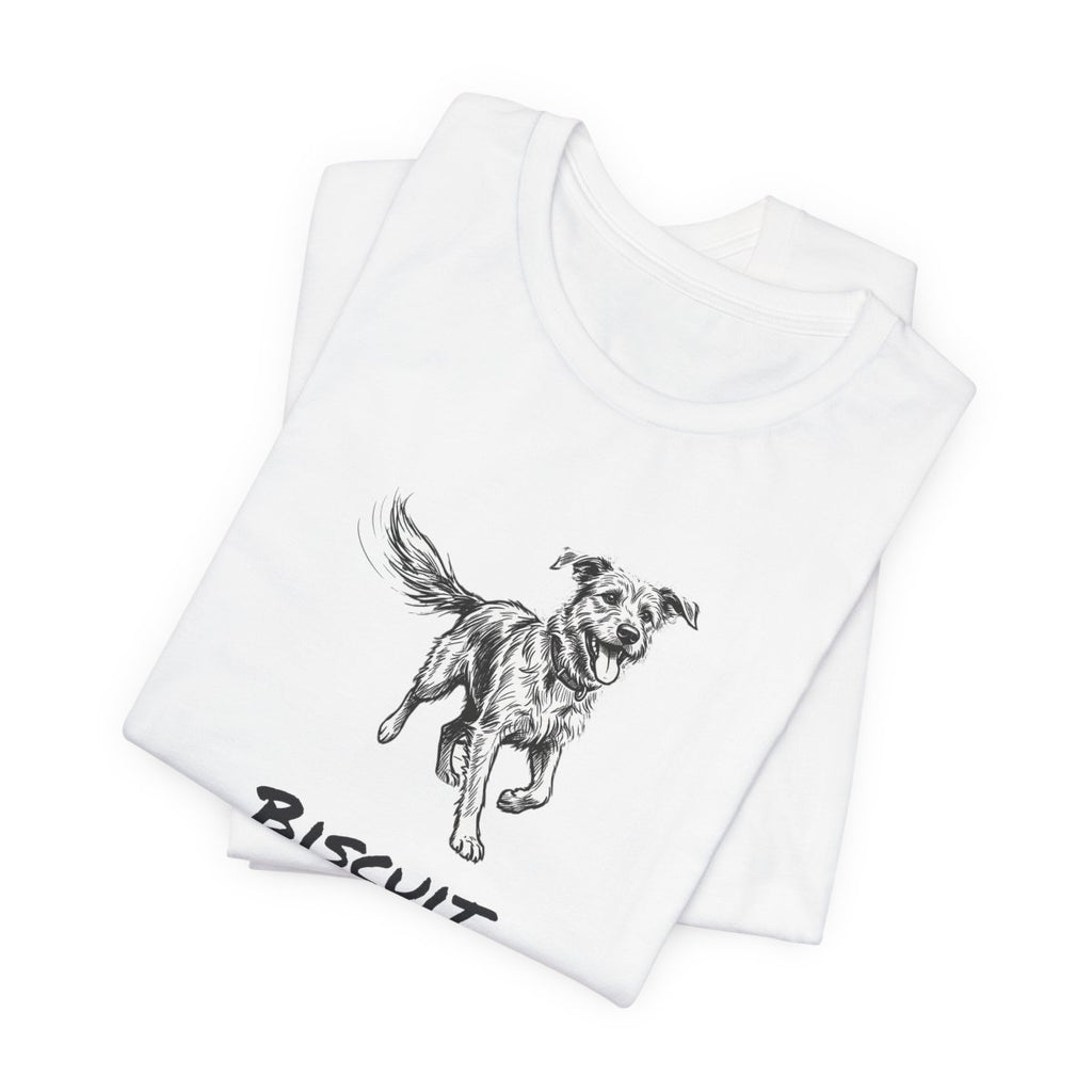 Custom Dog Name Tee | Personalized Dog Lover Sketch Shirt