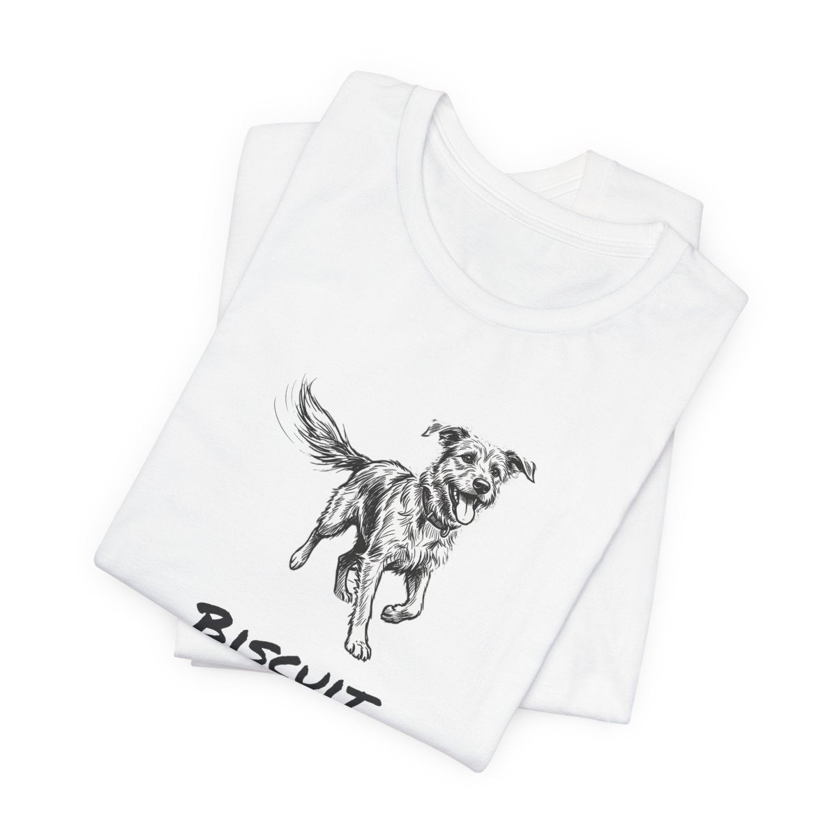 Custom Dog Name Tee | Personalized Dog Lover Sketch Shirt