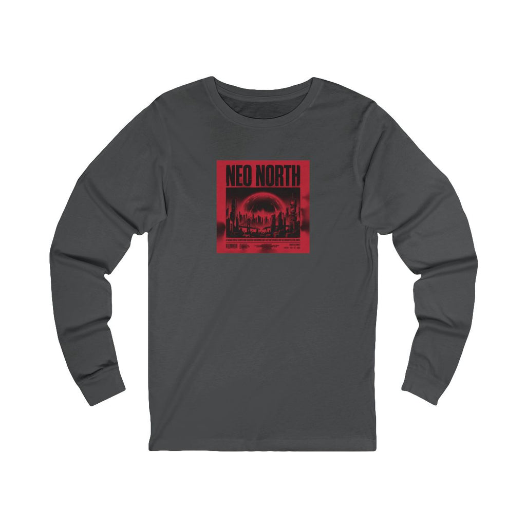 Neo North Long Sleeve Tee | Retro Cyberpunk Sci-Fi Poster Streetwear