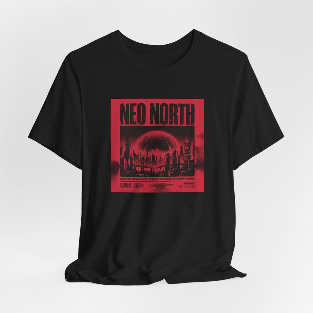 Neo North Tee | Retro Cyberpunk Sci-Fi Poster Streetwear