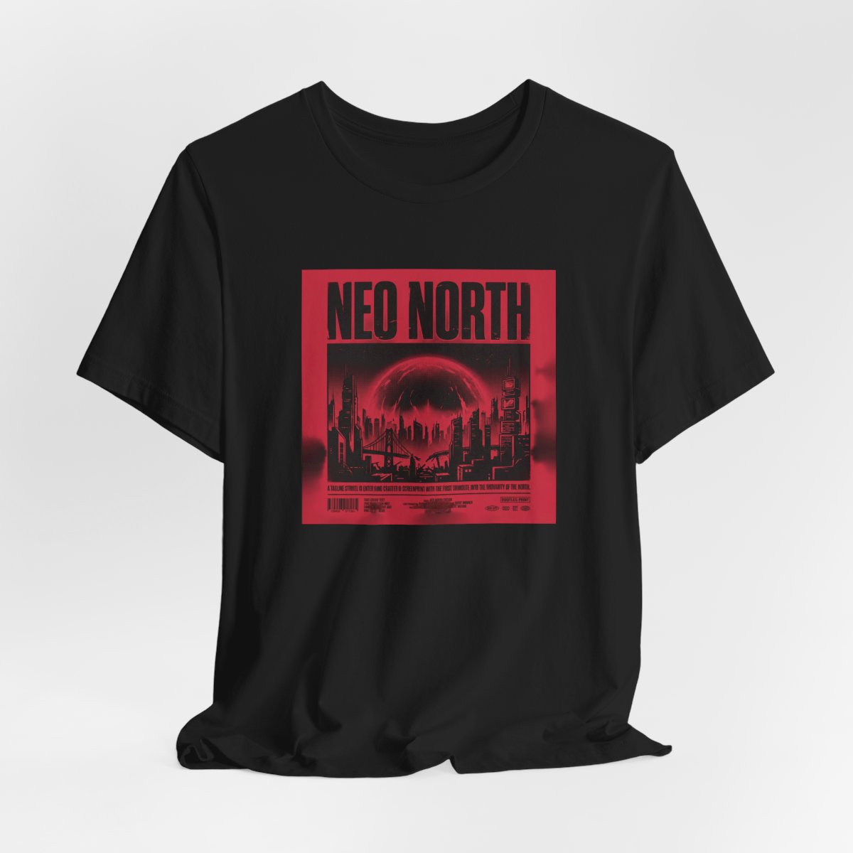 Neo North Tee | Retro Cyberpunk Sci-Fi Poster Streetwear