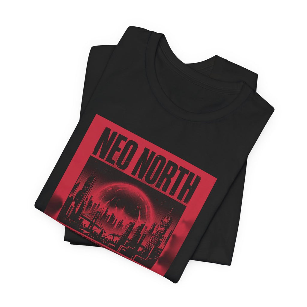 Neo North Tee | Retro Cyberpunk Sci-Fi Poster Streetwear