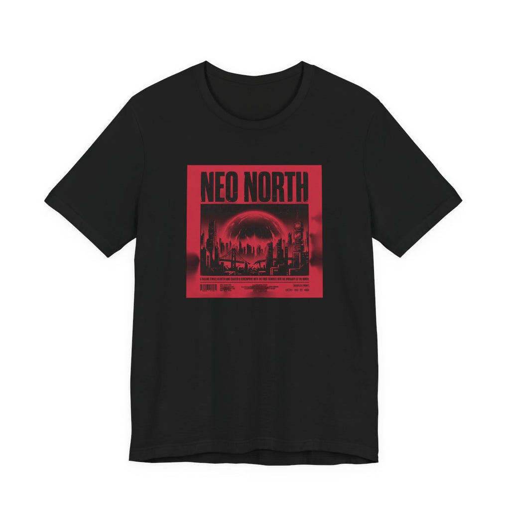 Neo North Tee | Retro Cyberpunk Sci-Fi Poster Streetwear