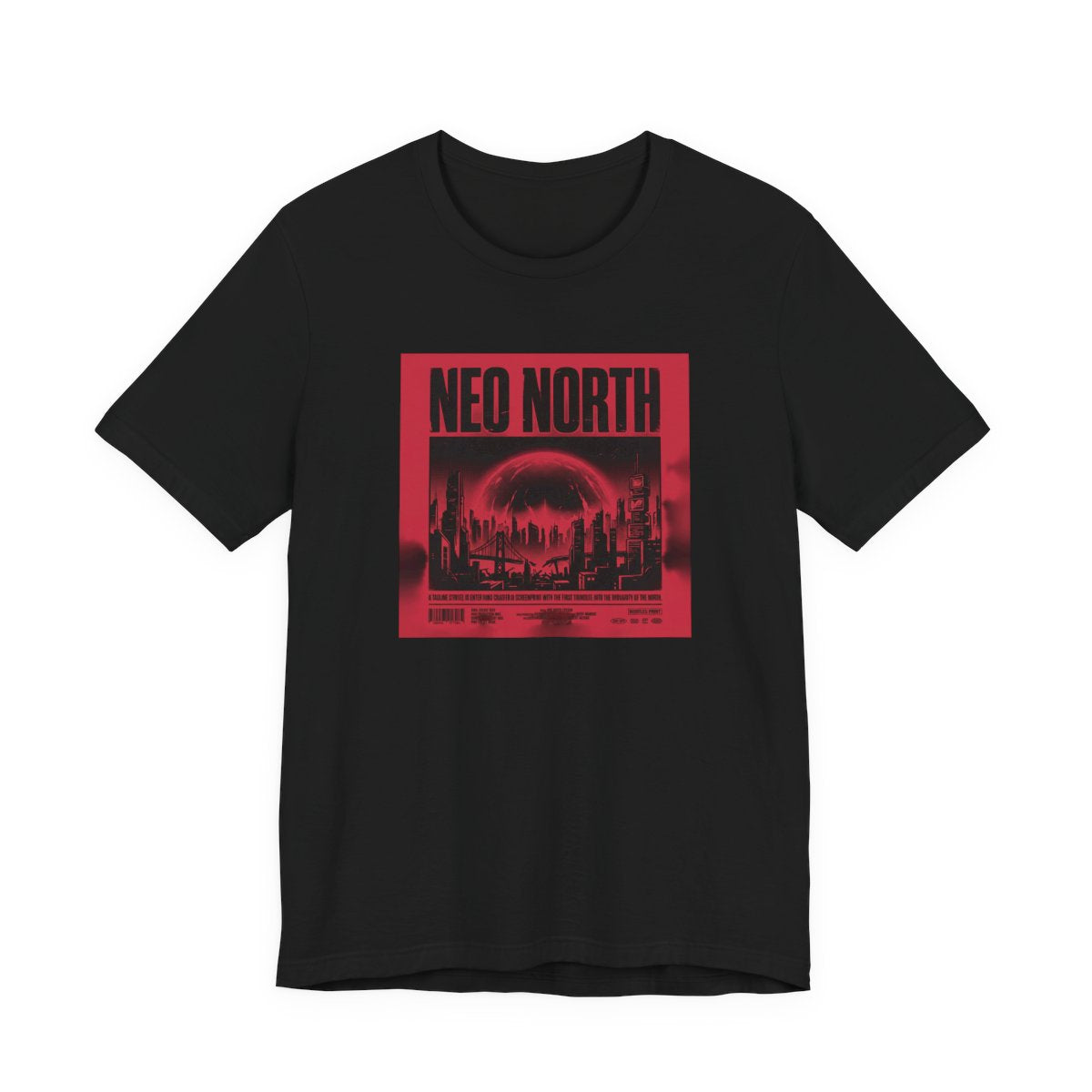 Neo North Tee | Retro Cyberpunk Sci-Fi Poster Streetwear