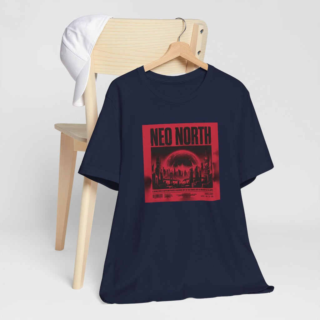 Neo North Tee | Retro Cyberpunk Sci-Fi Poster Streetwear