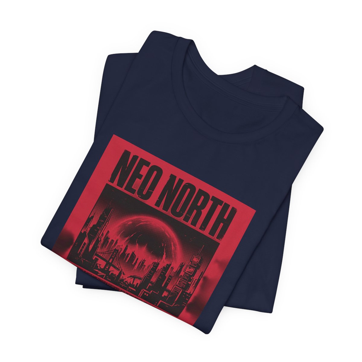 Neo North Tee | Retro Cyberpunk Sci-Fi Poster Streetwear