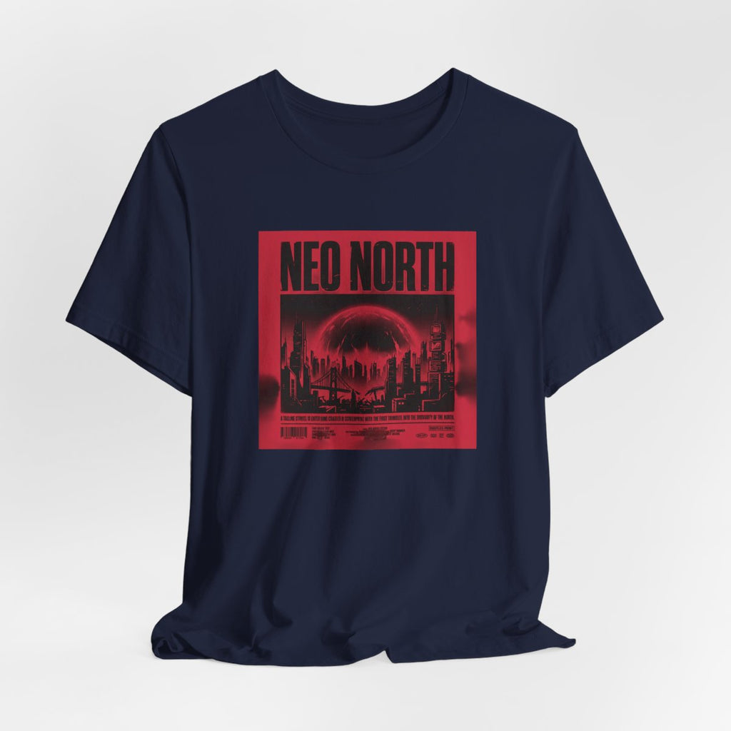Neo North Tee | Retro Cyberpunk Sci-Fi Poster Streetwear