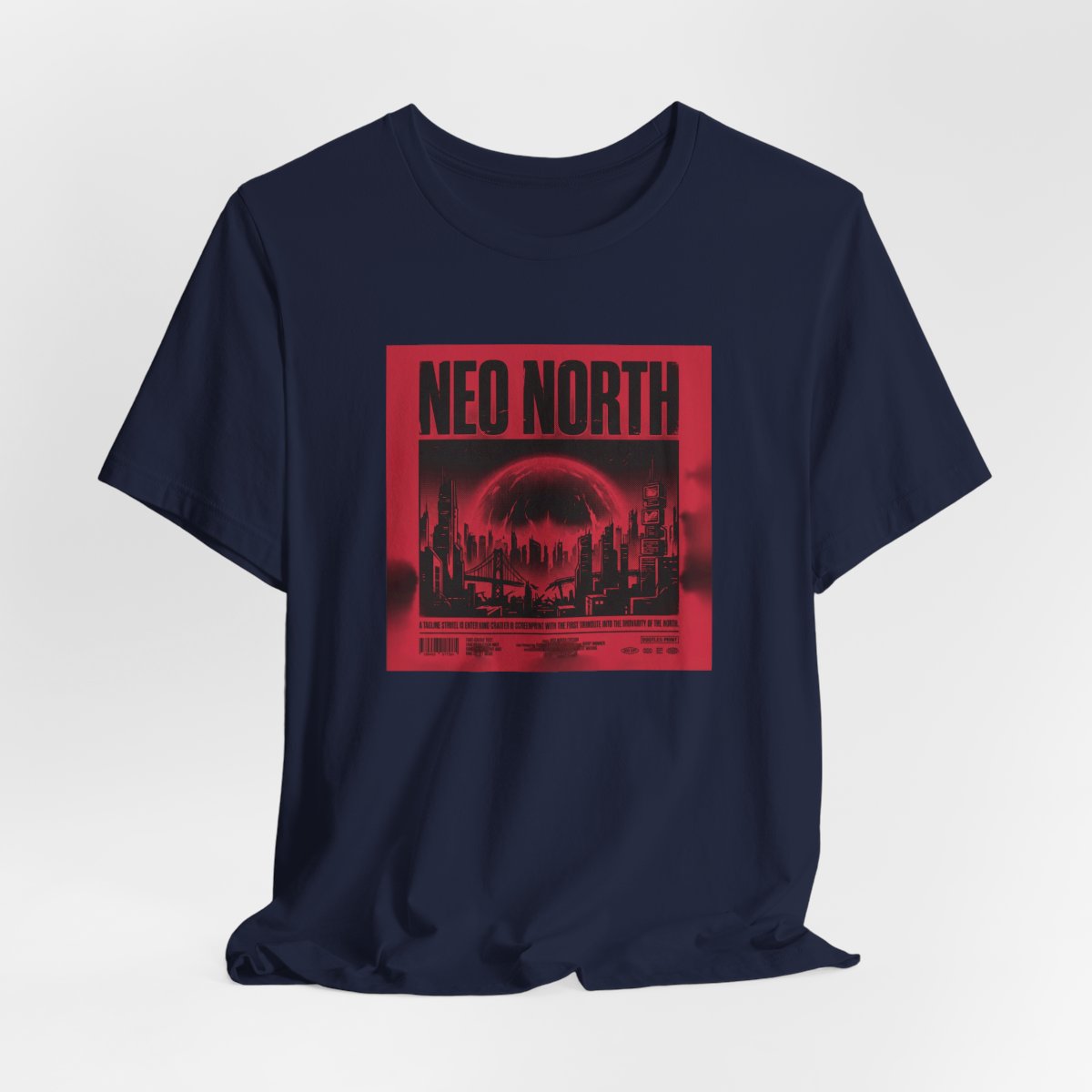 Neo North Tee | Retro Cyberpunk Sci-Fi Poster Streetwear