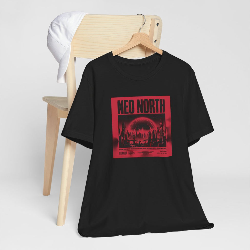 Neo North Tee | Retro Cyberpunk Sci-Fi Poster Streetwear