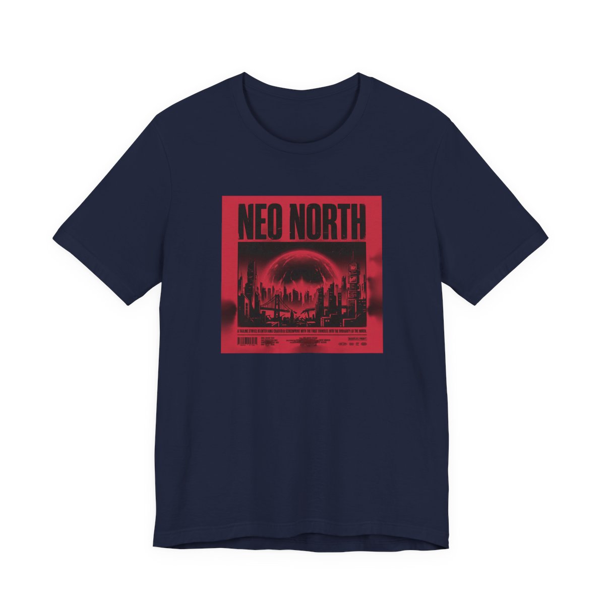 Neo North Tee | Retro Cyberpunk Sci-Fi Poster Streetwear