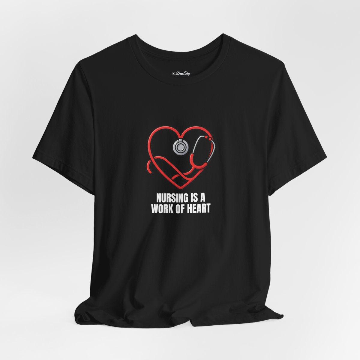 Nursing Is a Work of Heart Tee | Nurse Gift Shirt