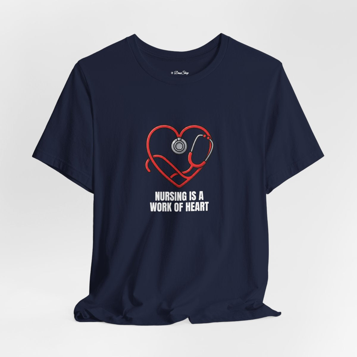 Nursing Is a Work of Heart Tee | Nurse Gift Shirt