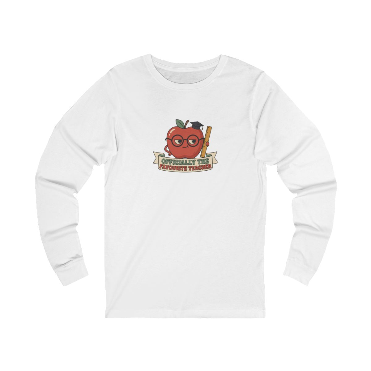 Officially the Favourite Teacher Long Sleeve Tee | Funny Teacher Shirt